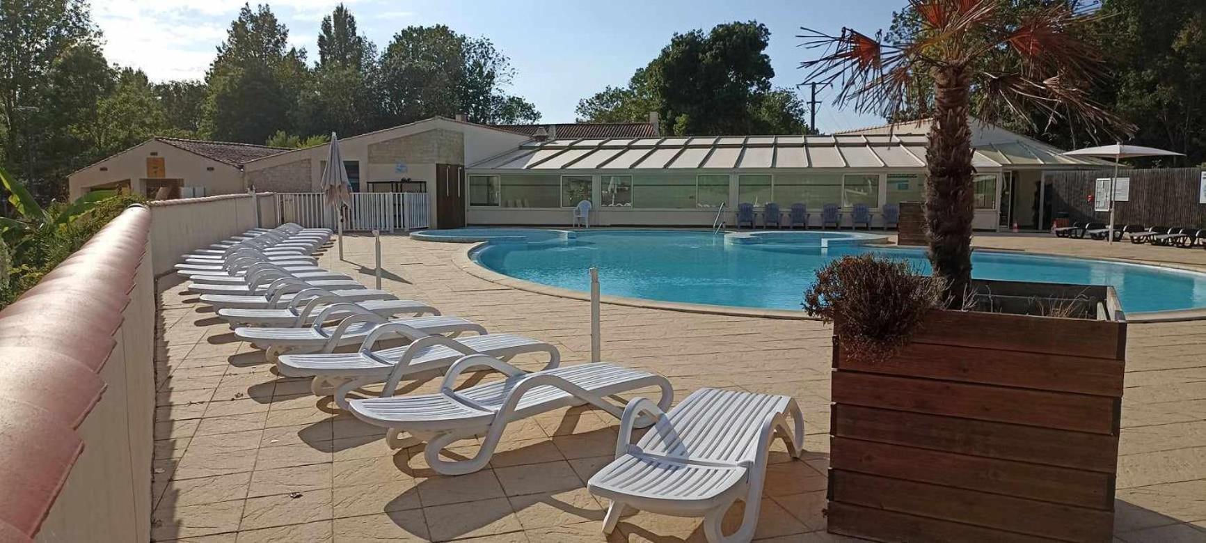 Mobilhome L'Oasis Camping Le Clos Cottet Angles  Eksteriør bilde